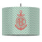Chevron & Anchor Drum Pendant Lamp (Personalized)