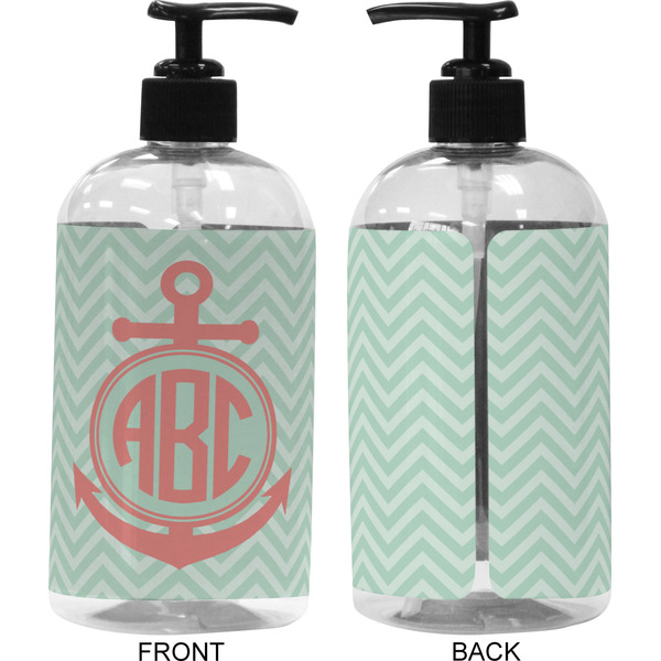 Chevron & Anchor 16 oz Plastic Liquid Dispenser (Approval)