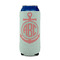 Chevron & Anchor 16oz Can Sleeve - FRONT (on can)