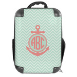 Chevron & Anchor Hard Shell Backpack (Personalized)