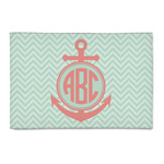 Chevron & Anchor 2' x 3' Indoor Area Rug (Personalized)