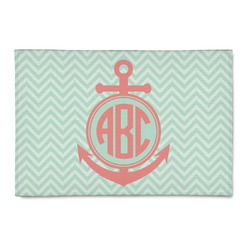 Chevron & Anchor 2' x 3' Indoor Area Rug (Personalized)