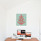 Chevron & Anchor 20x24 - Matte Poster - On the Wall