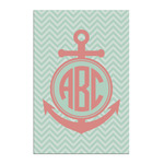 Chevron & Anchor Posters - Matte - 20x30 (Personalized)