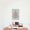 Chevron & Anchor 20x30 - Matte Poster - On the Wall