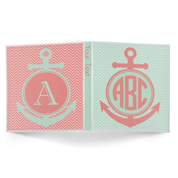 Chevron & Anchor 3-Ring Binder Approval- 1in