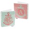 Chevron & Anchor 3-Ring Binder Front and Back