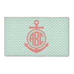 Chevron & Anchor 3' x 5' Patio Rug (Personalized)