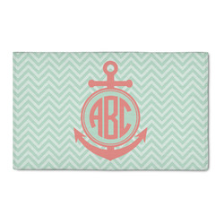 Chevron & Anchor 3' x 5' Patio Rug (Personalized)