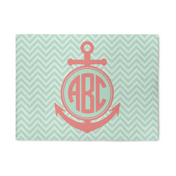 Chevron & Anchor Area Rug (Personalized)
