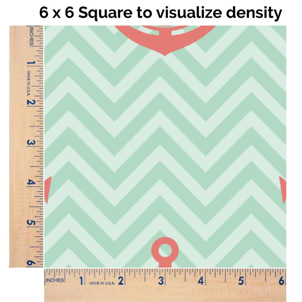 Chevron & Anchor 6x6 Swatch of Fabric