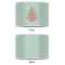 Chevron & Anchor 8" Drum Lampshade - APPROVAL (Poly Film)