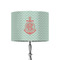 Chevron & Anchor 8" Drum Lamp Shade - Fabric (Personalized)