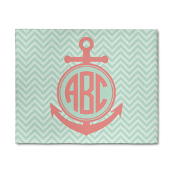 Chevron & Anchor 8' x 10' Indoor Area Rug (Personalized)