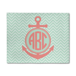 Chevron & Anchor 8' x 10' Patio Rug (Personalized)