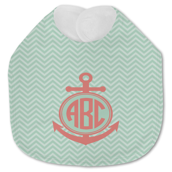 Chevron & Anchor Baby Bib - AFT closed