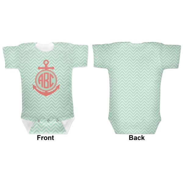 Chevron & Anchor Baby Bodysuit Approval