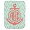 Chevron & Anchor Baby Swaddling Blanket (Personalized)