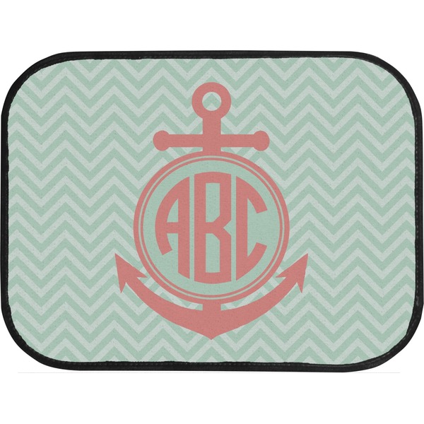Chevron & Anchor Back Seat Car Mat