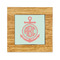 Chevron & Anchor Bamboo Trivet with Ceramic Tile Insert (Personalized)
