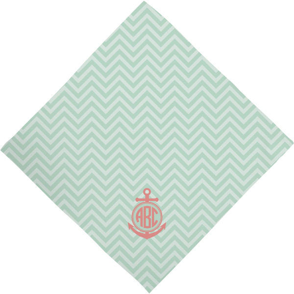 Chevron & Anchor Bandana - Full View