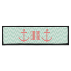 Chevron & Anchor Bar Mat (Personalized)