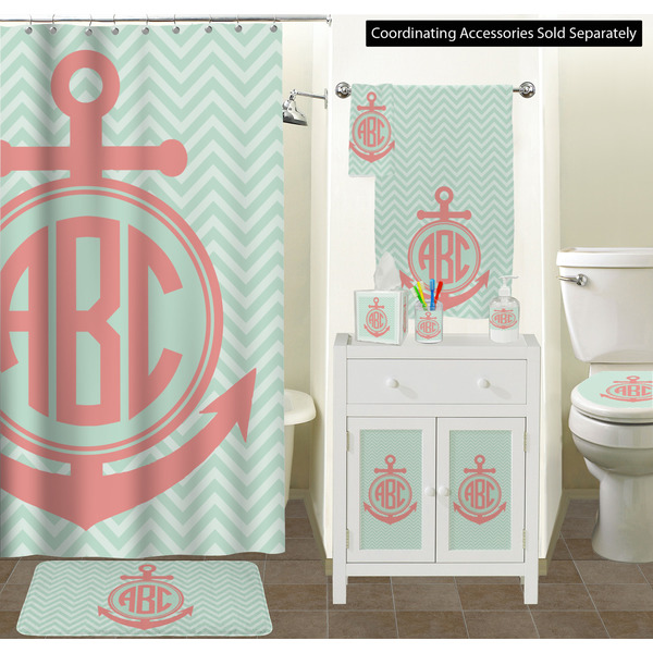 Chevron & Anchor Bathroom Scene