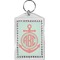 Chevron & Anchor Bling Keychain (Personalized)