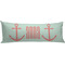 Chevron & Anchor Body Pillow Case (Personalized)