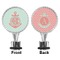 Chevron & Anchor Bottle Stopper - Front and Back
