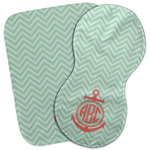 Chevron & Anchor Burp Cloth (Personalized)