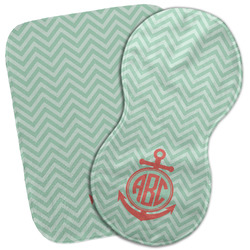 Chevron & Anchor Burp Cloth (Personalized)