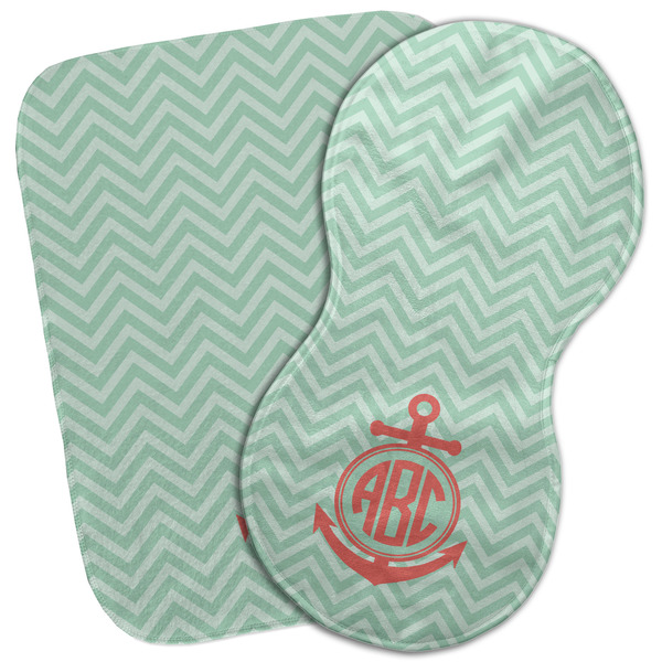 Custom Chevron & Anchor Burp Cloth (Personalized)