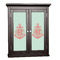 Chevron & Anchor Cabinet Decal - Medium (Personalized)