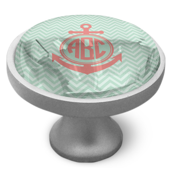 Custom Chevron & Anchor Cabinet Knob (Personalized)