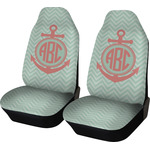 Chevron & Anchor Car Seat Covers (Set of Two) (Personalized)