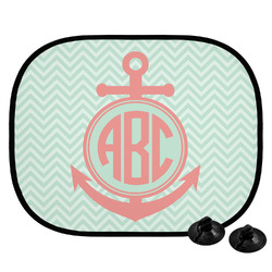 Chevron & Anchor Car Side Window Sun Shade (Personalized)