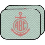 Chevron & Anchor Car Floor Mats (Back Seat) (Personalized)