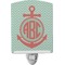 Chevron & Anchor Ceramic Night Light (Personalized)
