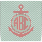 Chevron & Anchor Ceramic Tile Hot Pad (Personalized)