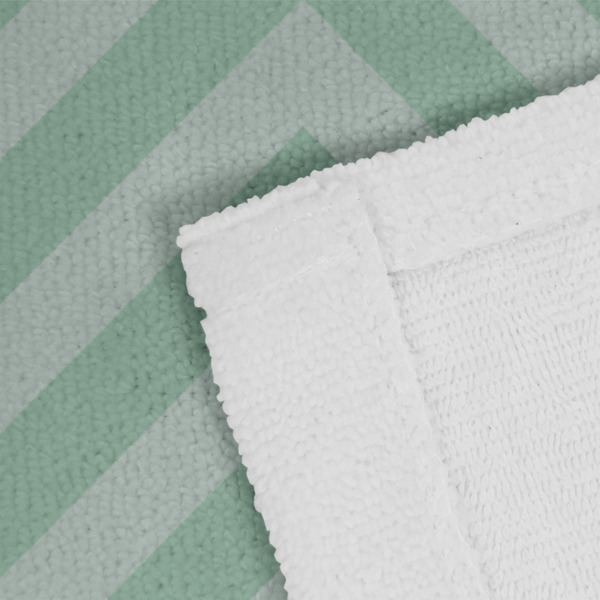 Chevron & Anchor Close up of Fabric