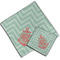Chevron & Anchor Cloth Napkins - Personalized Lunch & Dinner (PARENT MAIN)