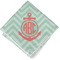 Chevron & Anchor Cloth Napkin w/ Monogram