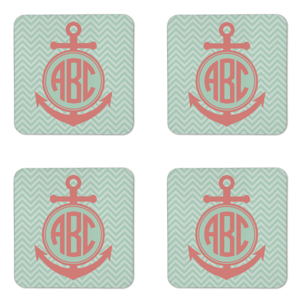 Chevron & Anchor Coaster Set - APPROVAL