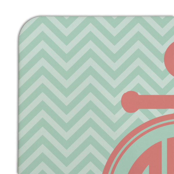 Chevron & Anchor Coaster Set - DETAIL