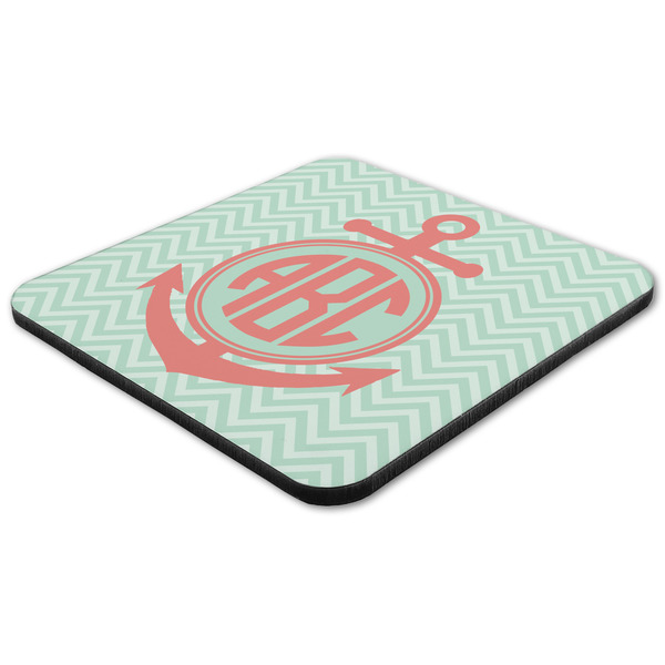 Chevron & Anchor Coaster Set - FLAT (one)