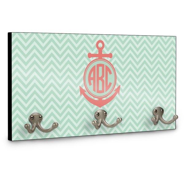 Chevron & Anchor Coat Hanger Main