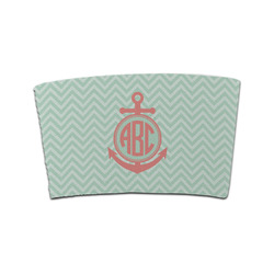 Chevron & Anchor Coffee Cup Sleeve (Personalized)