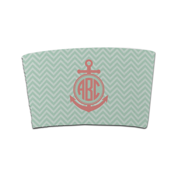 Custom Chevron & Anchor Coffee Cup Sleeve (Personalized)