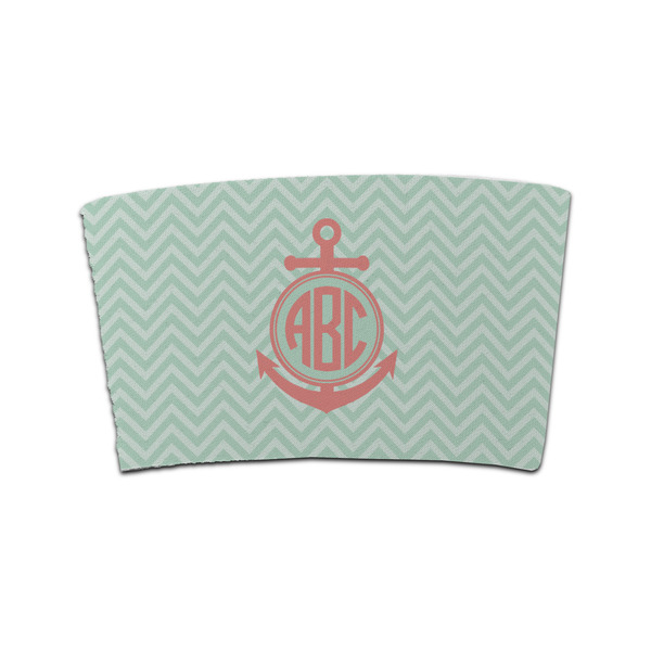 Custom Chevron & Anchor Coffee Cup Sleeve (Personalized)